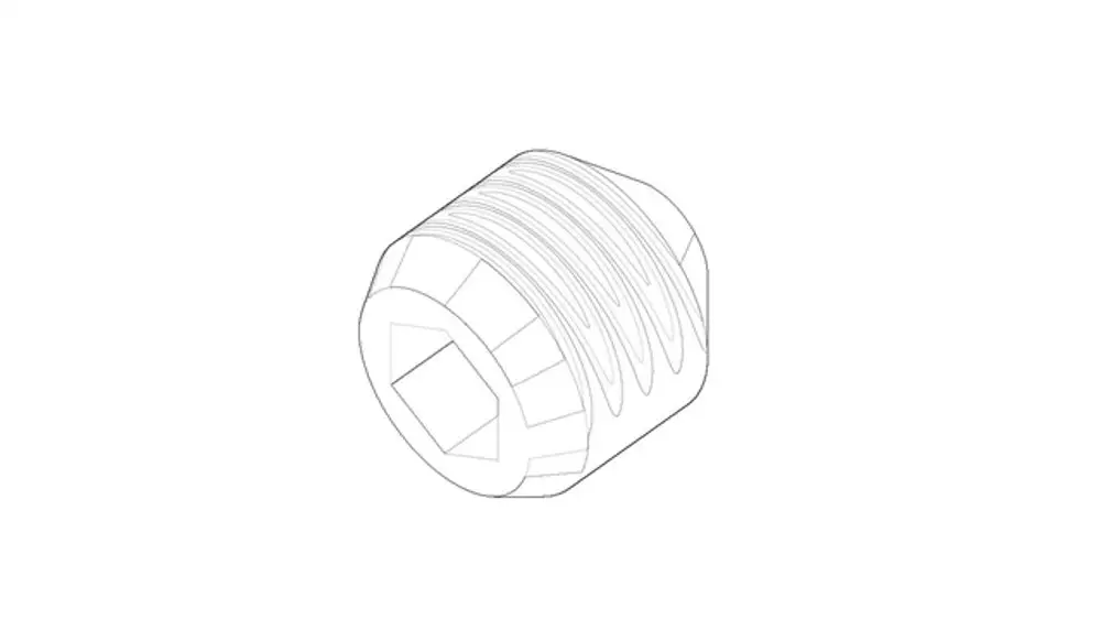 DORNBRACHT Befestigung Gewindestift ERSATZTEILE 093111006 M3 x 3 mm, 09311100690 Galeriebild 1